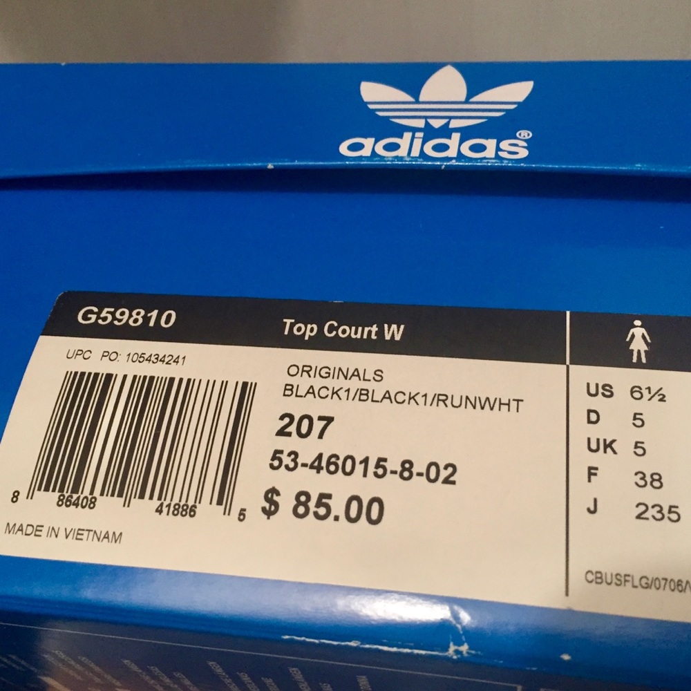 NWOT Adidas Originals Top Court - Picture 8 of 8